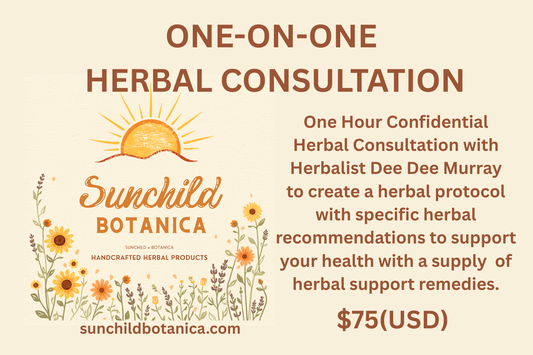 One-on-One Herbal Consultation - ONE HOUR